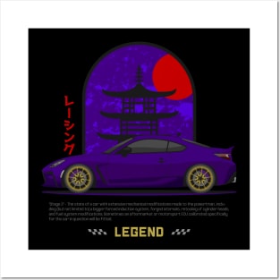 Tuner Purple GR86 JDM Posters and Art